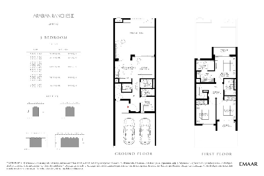 3 Bedroom floor plan