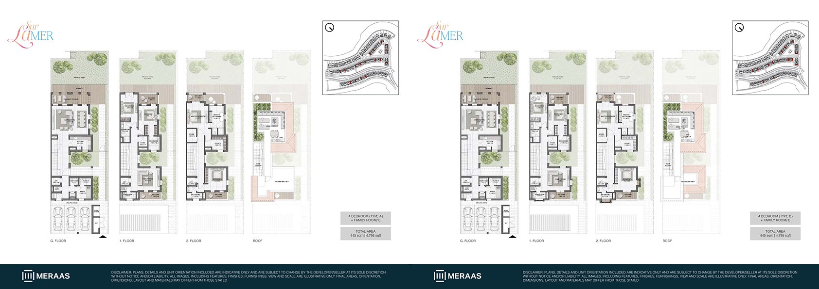 4 Bedroom Type A floor plan