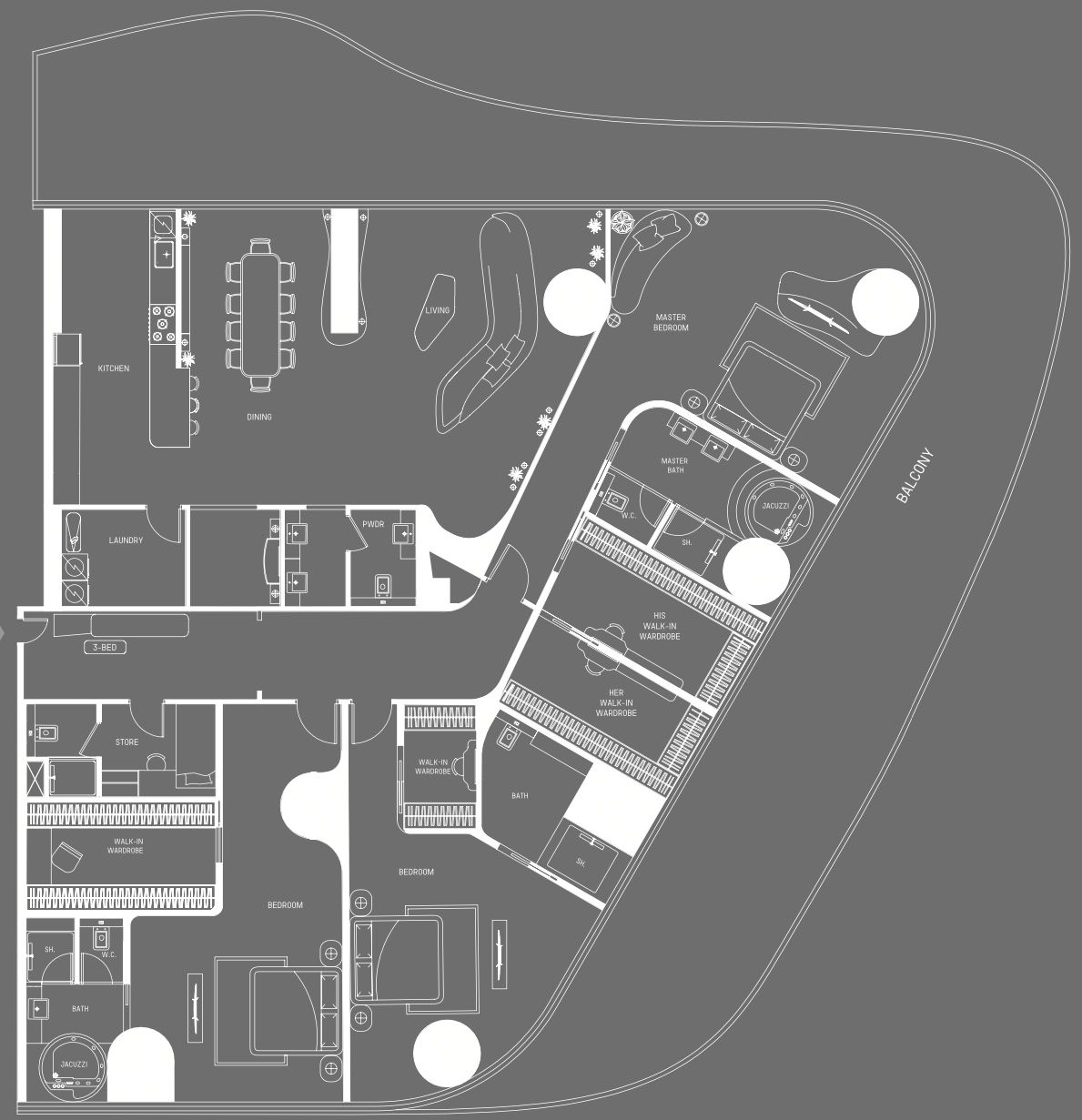 Bugatti Residences floor plan
