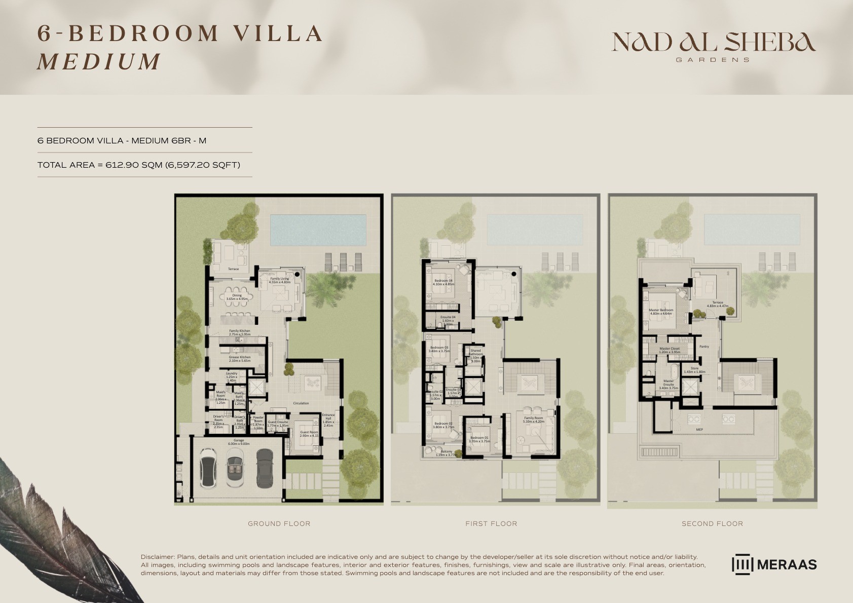 6BR - Villa - Medium - M floor plan