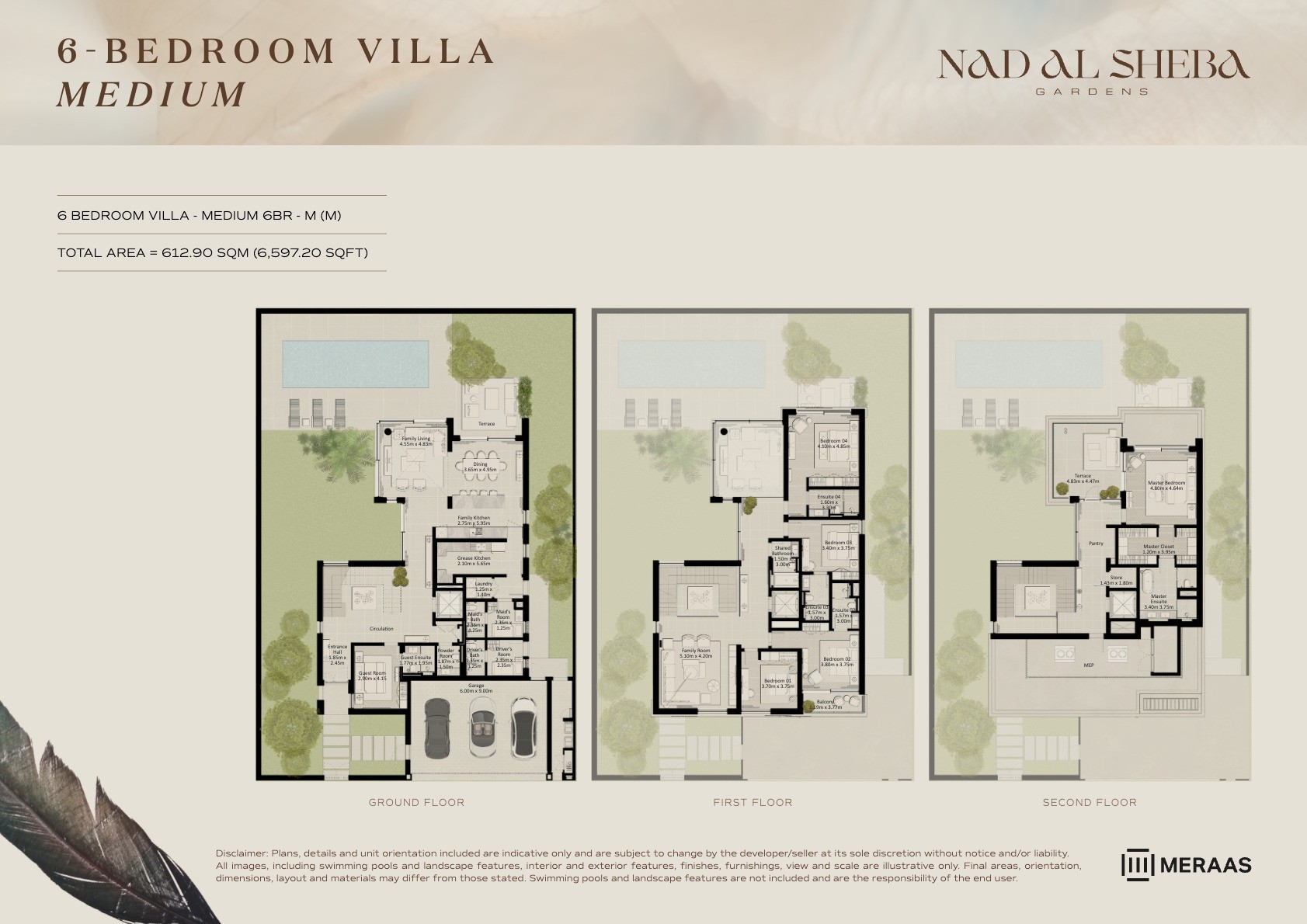 6BR - Villa - Medium - M (M) floor plan