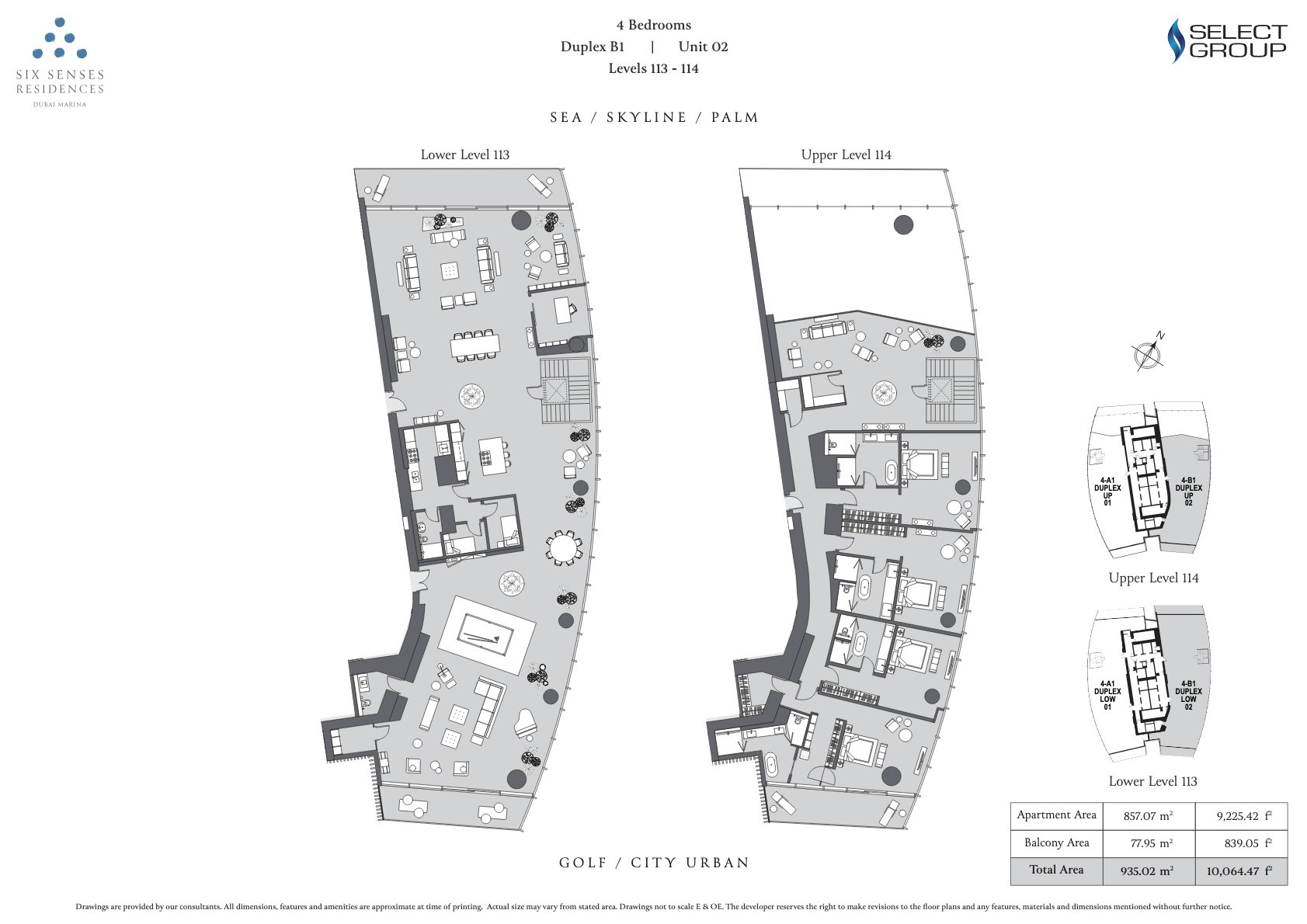 4BR - Duplex B1 - Unit 2 floor plan