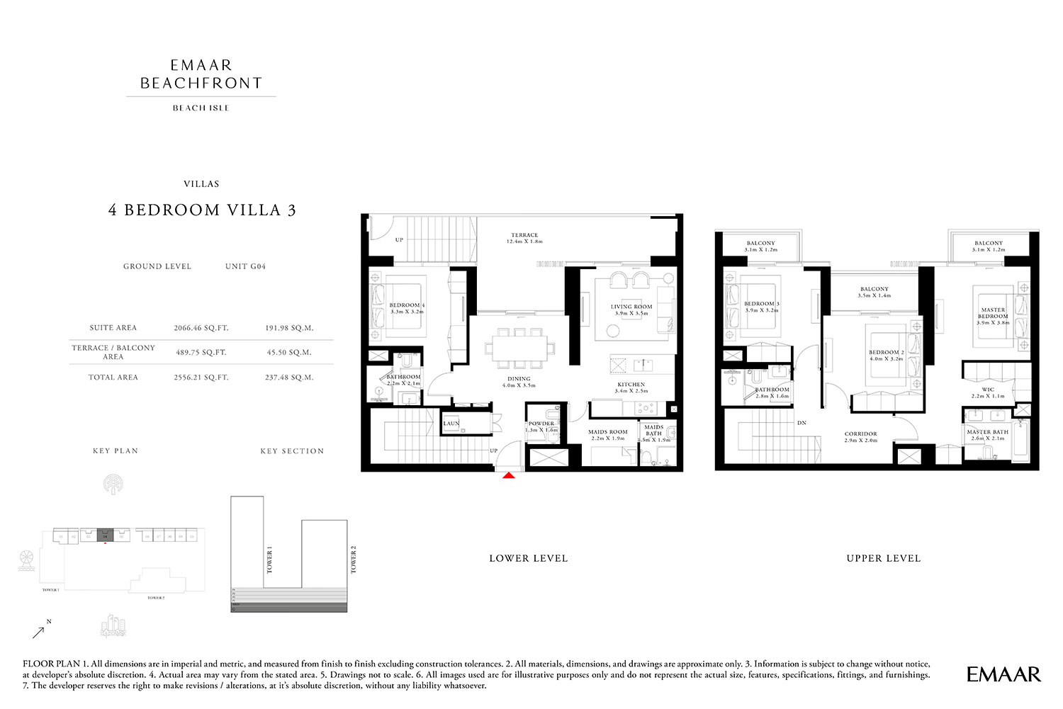 4 Bedroom floor plan