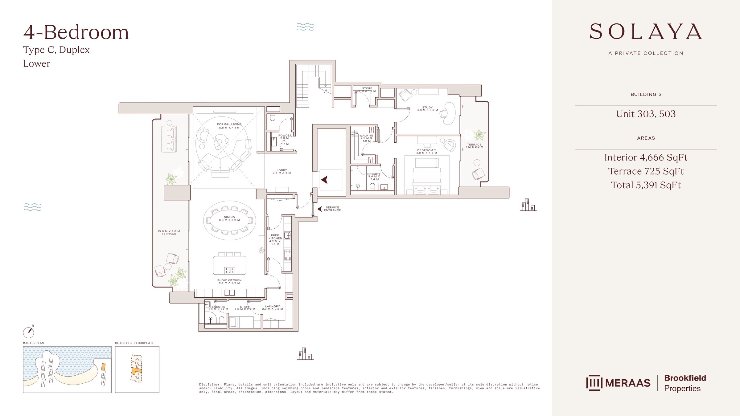 4 Bed - Duplex floor plan