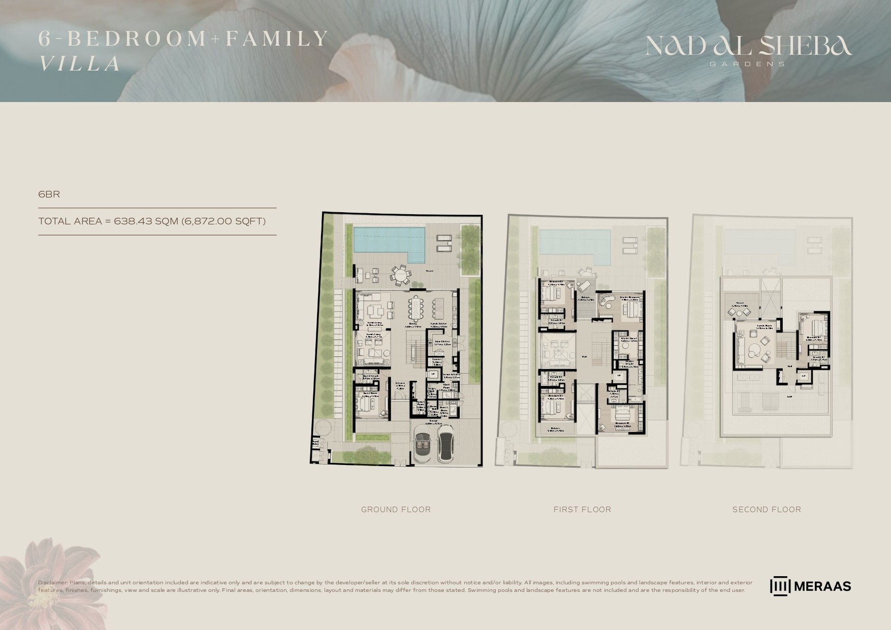 6 Bed floor plan