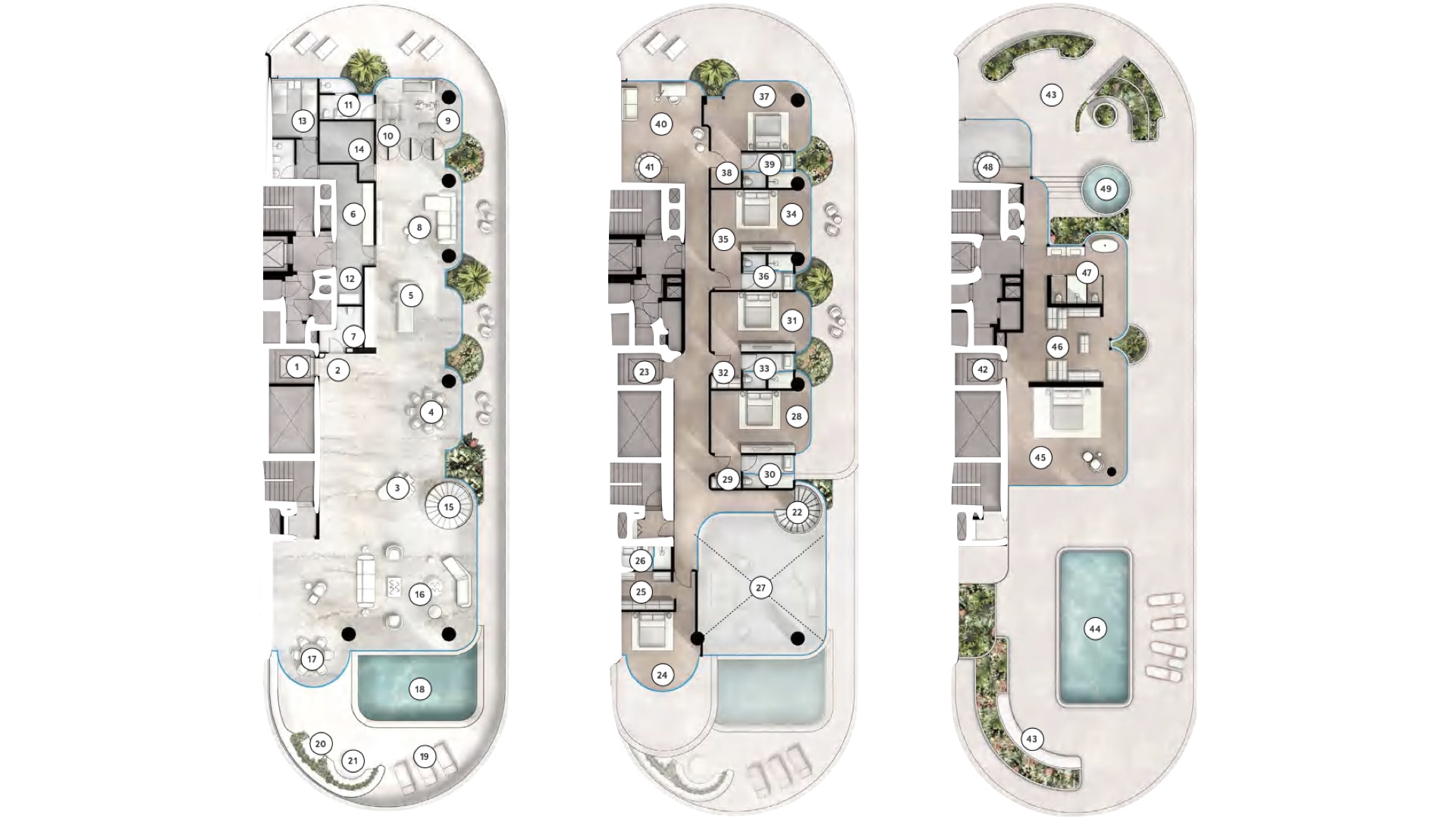7BR - Sky Palace floor plan