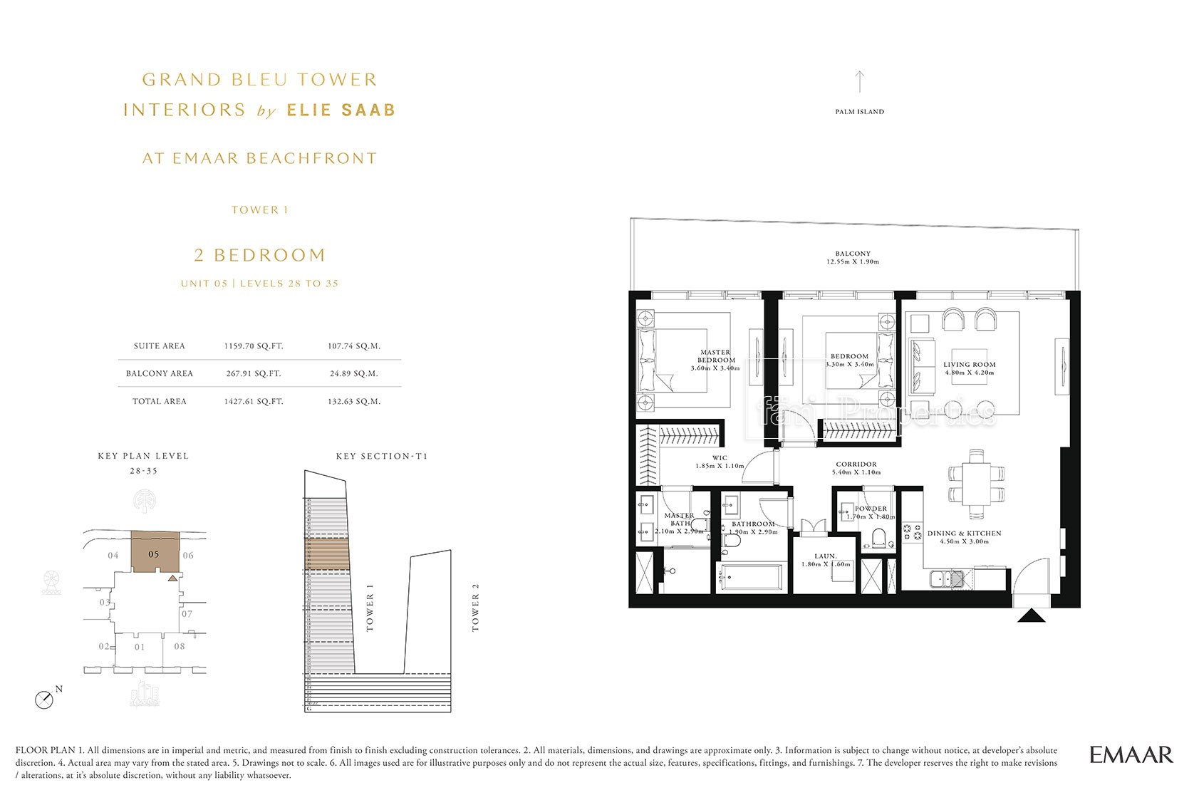 2 Bedroom floor plan