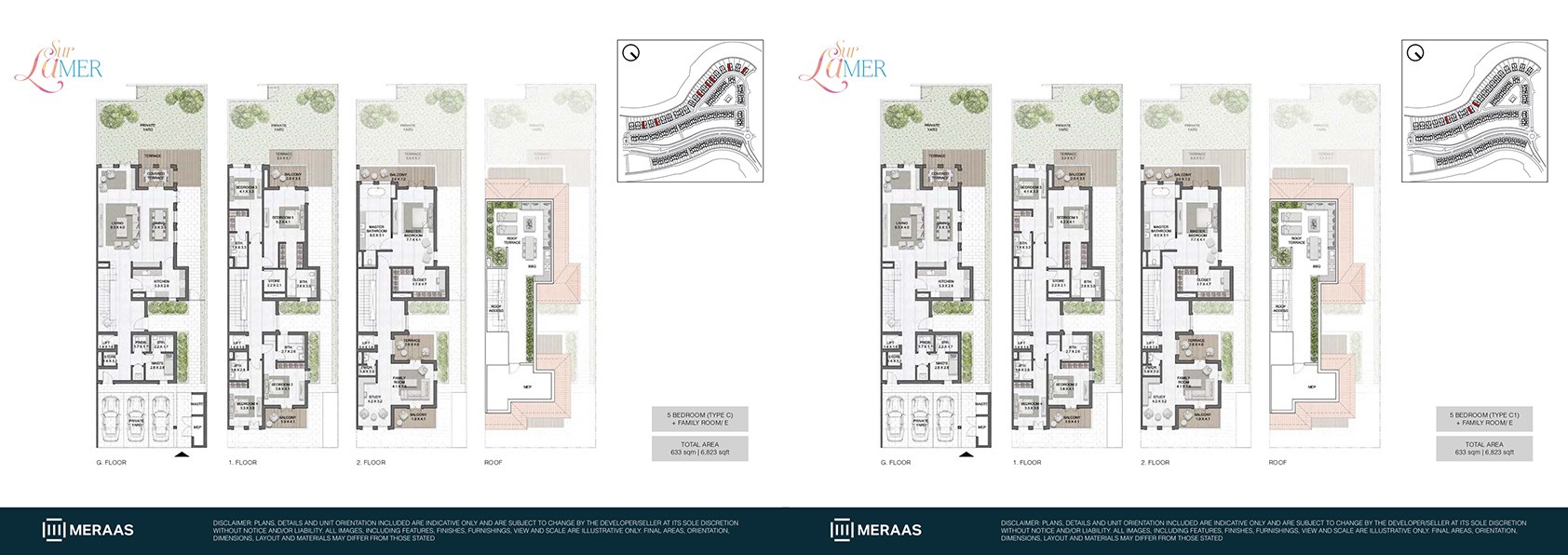 5 Bedroom Type C floor plan