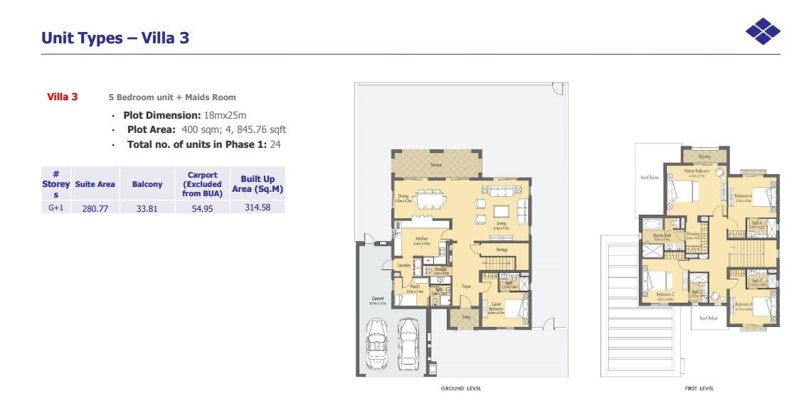 Villa 3 floor plan