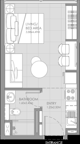 Studio floor plan