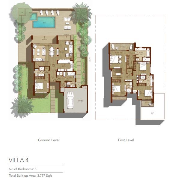 Villa 4 floor plan