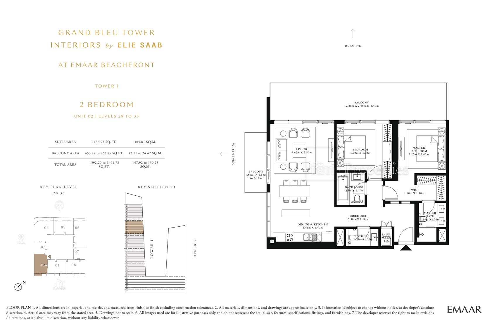 2 Bedroom floor plan