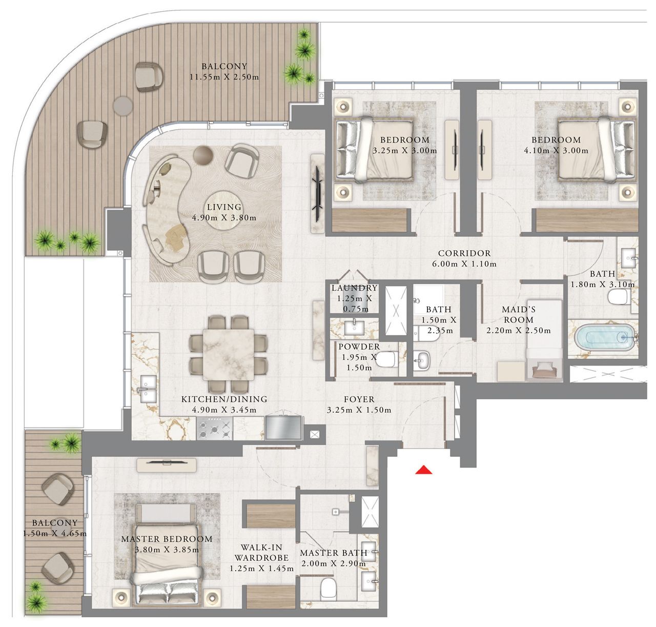None floor plan