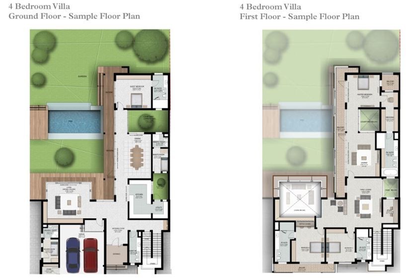 4BR Villa floor plan