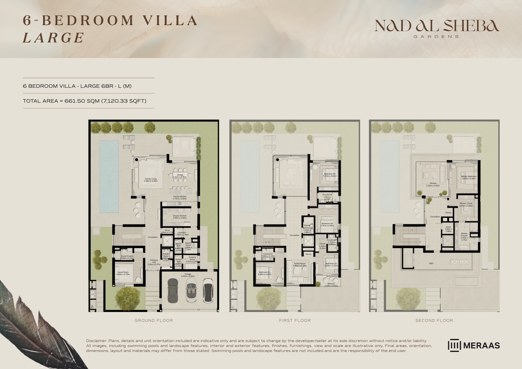 6BR - Villa - Large - L (M) floor plan