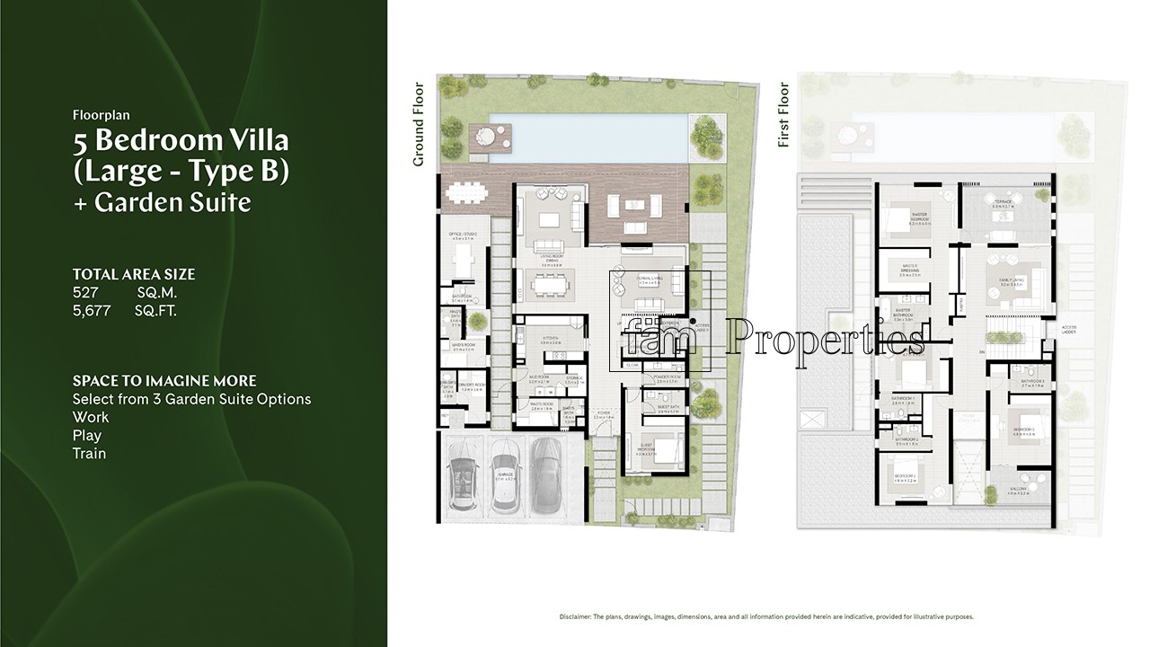 5 Bedroom floor plan