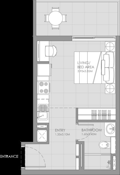 Studio floor plan
