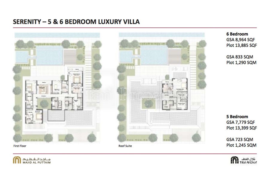 6 Bedroom floor plan