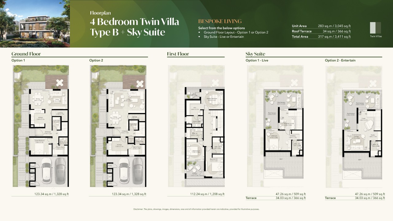 4 Bedroom floor plan