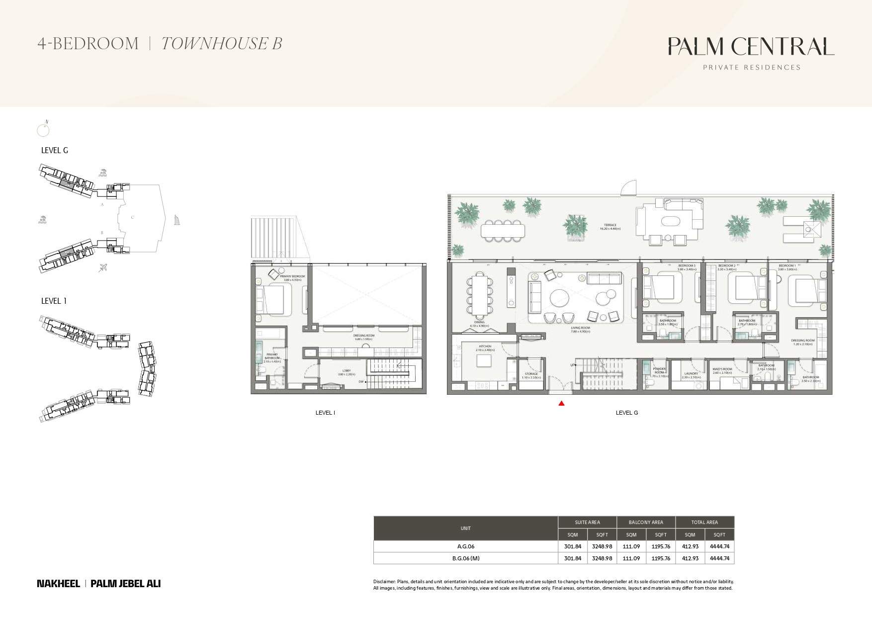 4 Bed floor plan