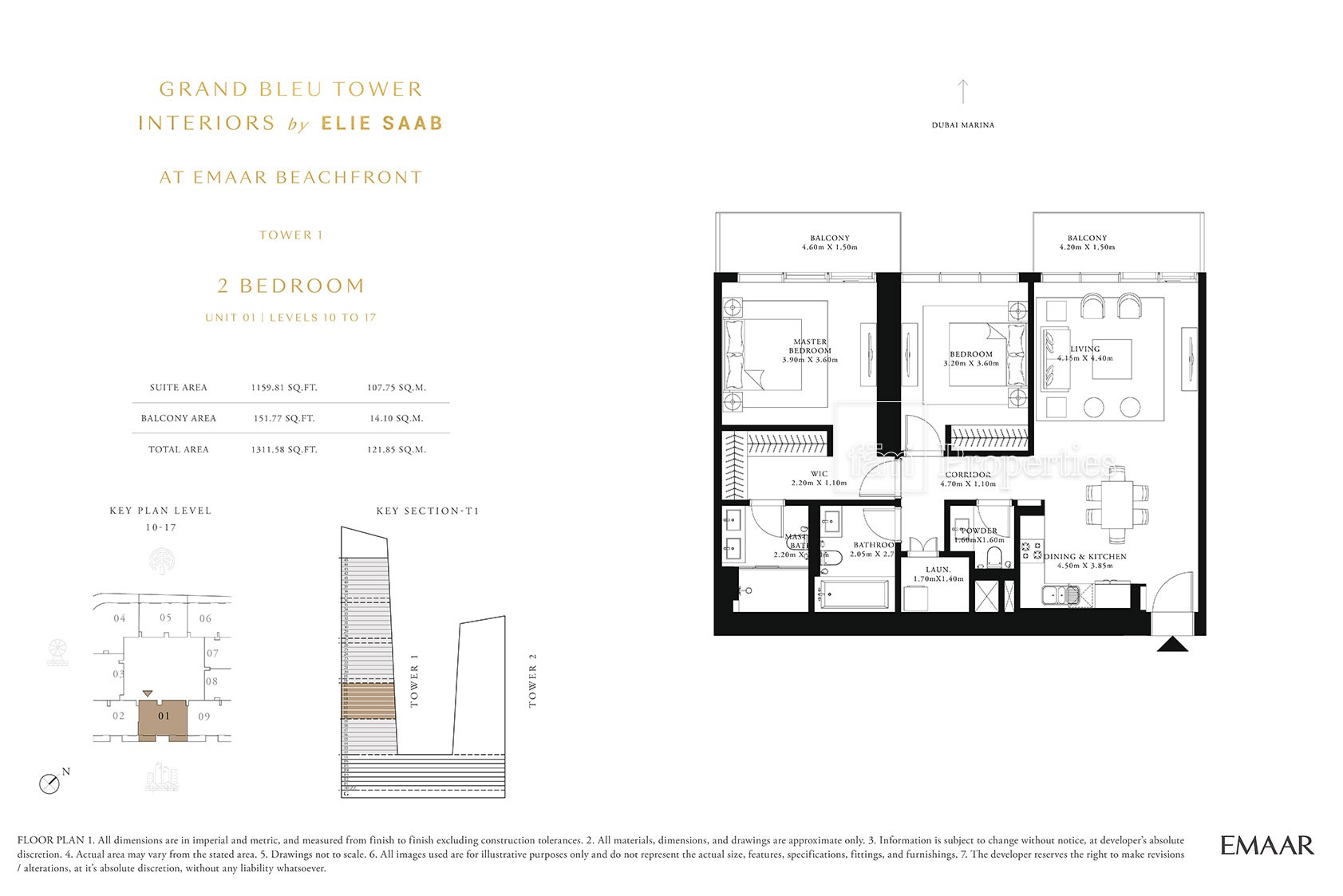 2 Bedroom floor plan