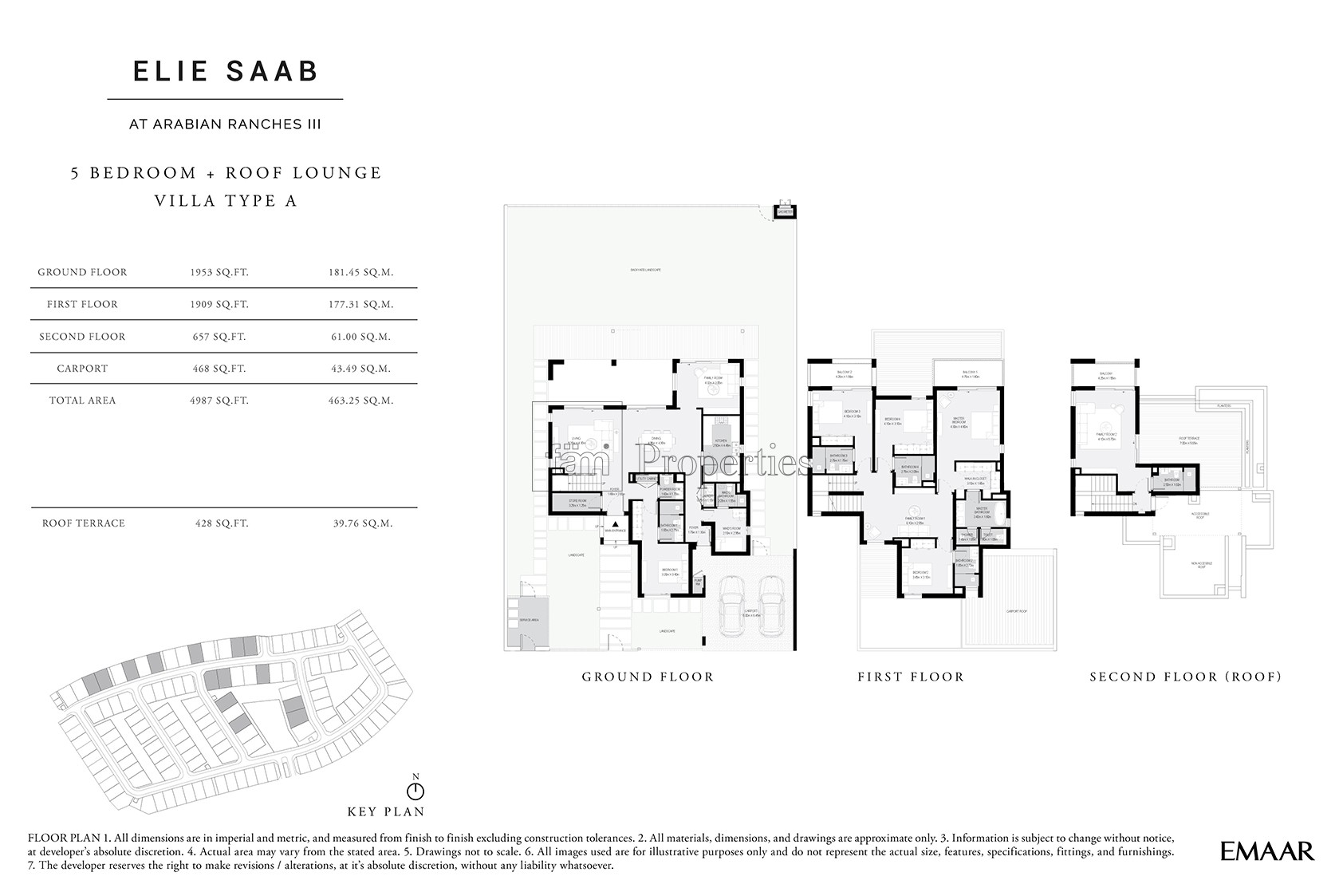 5 bedroom floor plan
