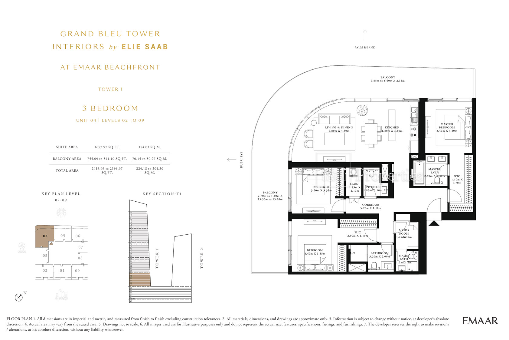 3 Bedroom floor plan