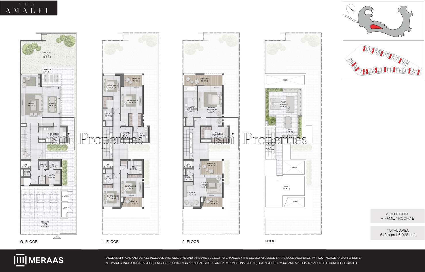 5 Bedroom floor plan