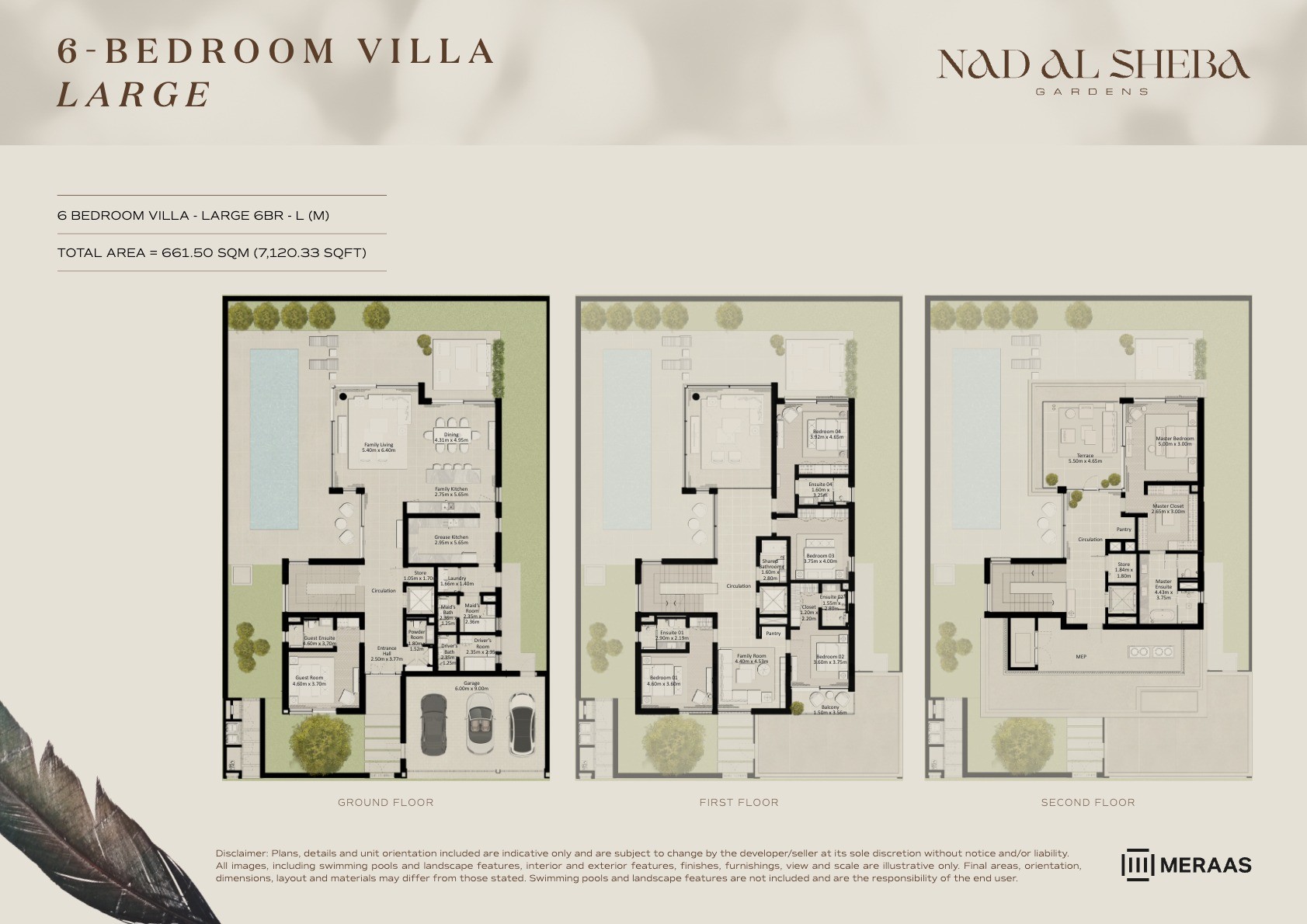 6BR - Villa - Large - L (M) floor plan