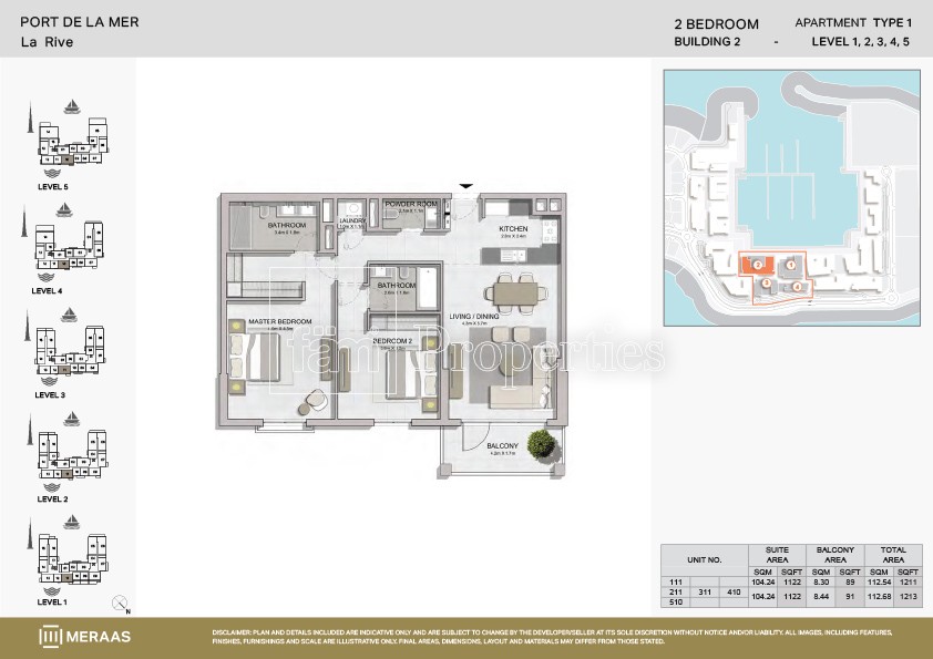 Type 1 floor plan