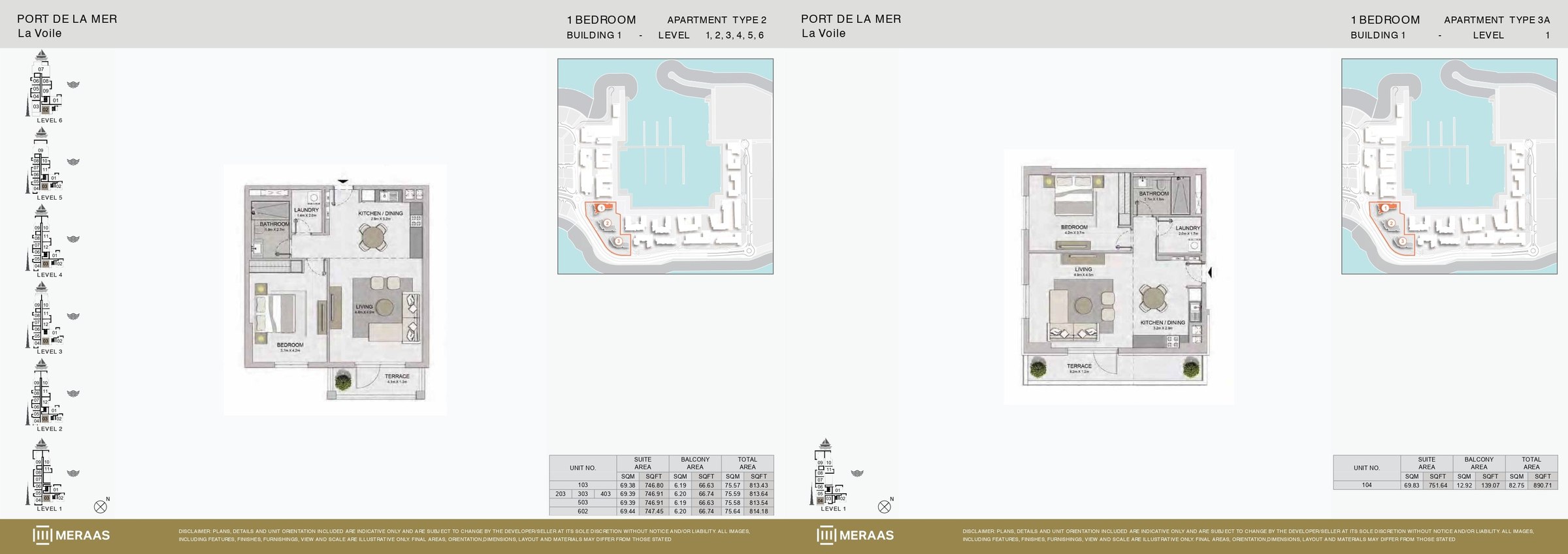 1 Bedroom floor plan