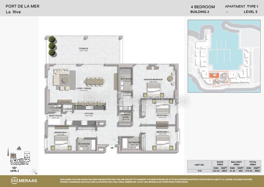 Type 1 floor plan