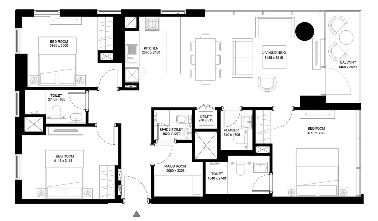None floor plan