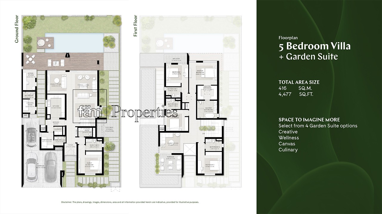 5 Bedroom floor plan