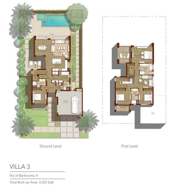 Villa 3 floor plan