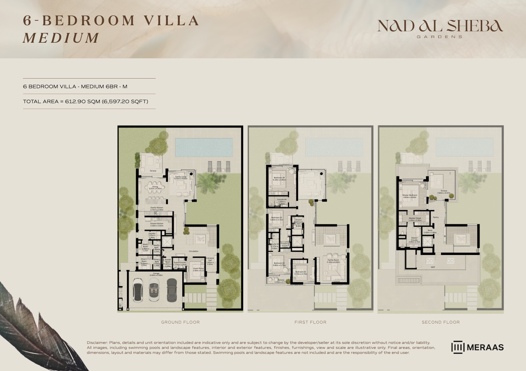 6BR - Villa - Medium - M floor plan