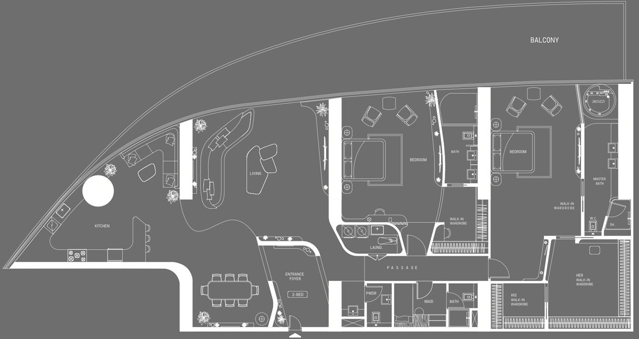 Bugatti Residences floor plan