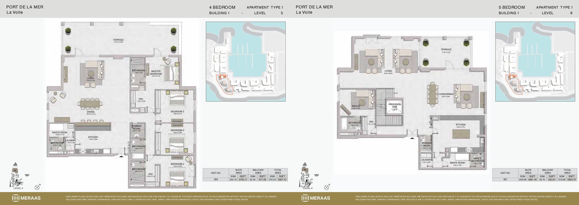 4 Bedroom floor plan