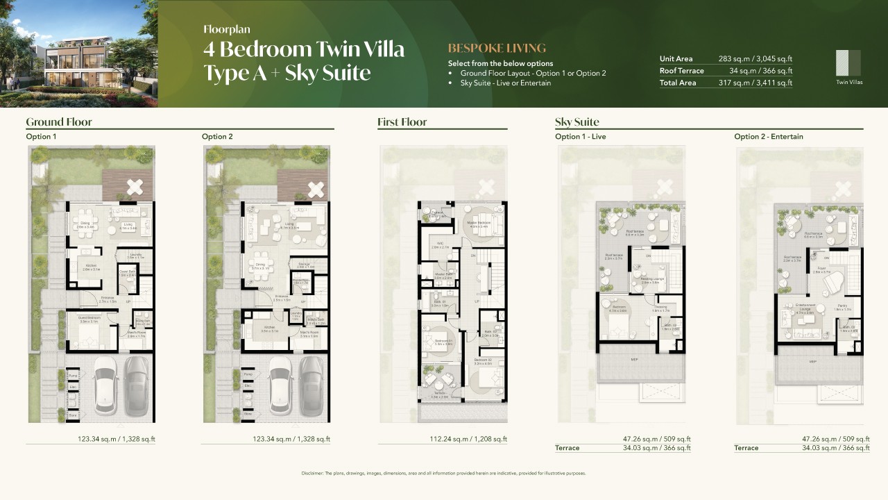 4 Bedroom floor plan