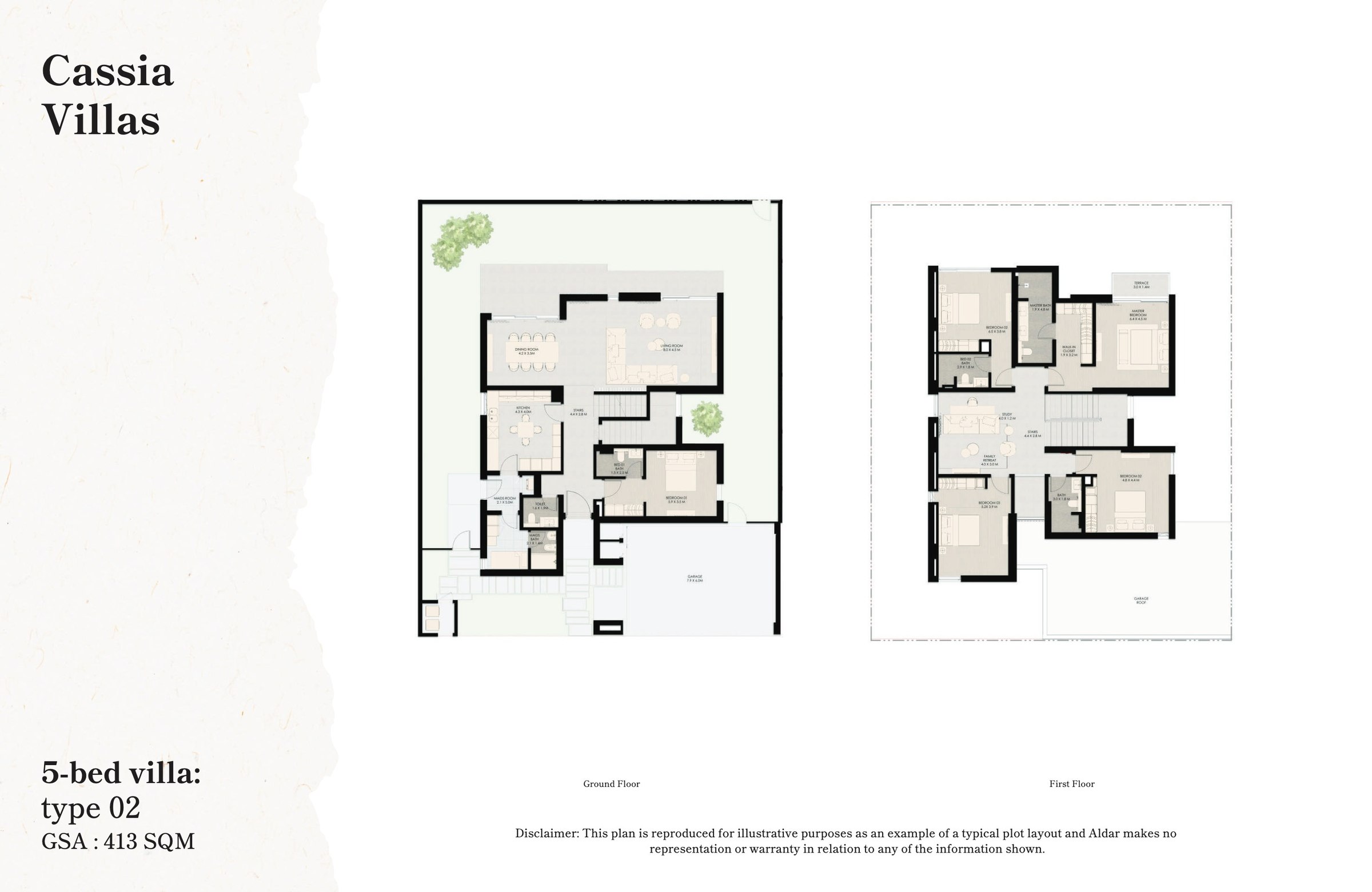 Cassia Villas - Type 2 - 5BR floor plan