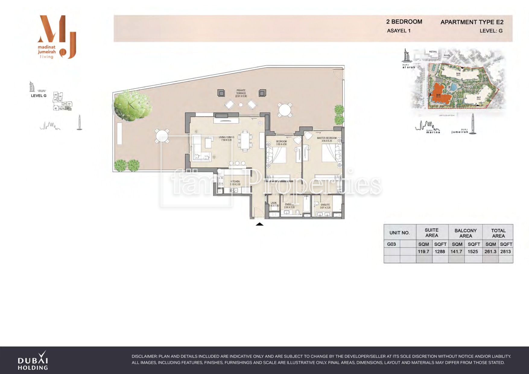 2 Bedroom floor plan