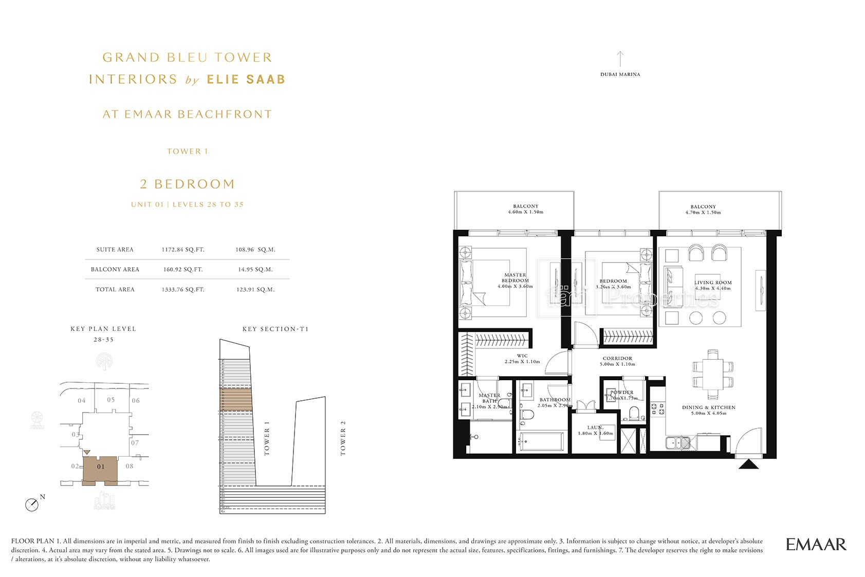 2 Bedroom floor plan
