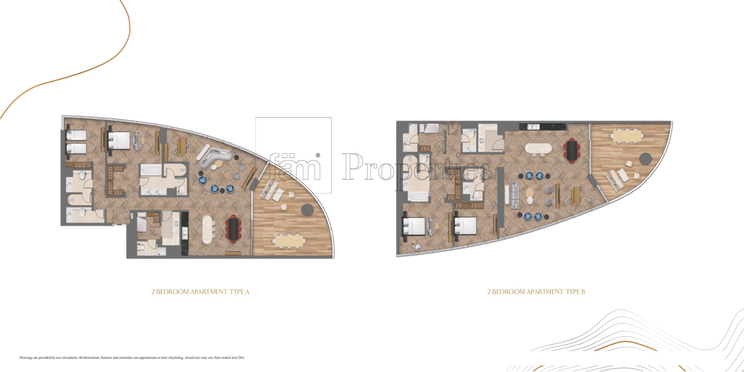 2 Bedroom floor plan