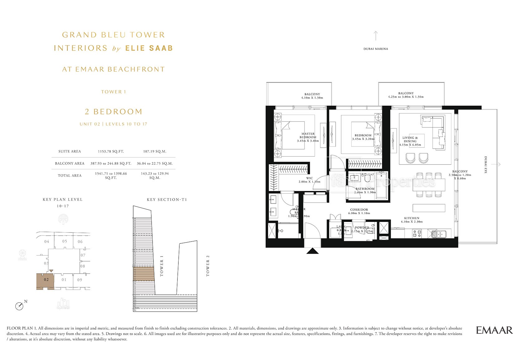 2 Bedroom floor plan