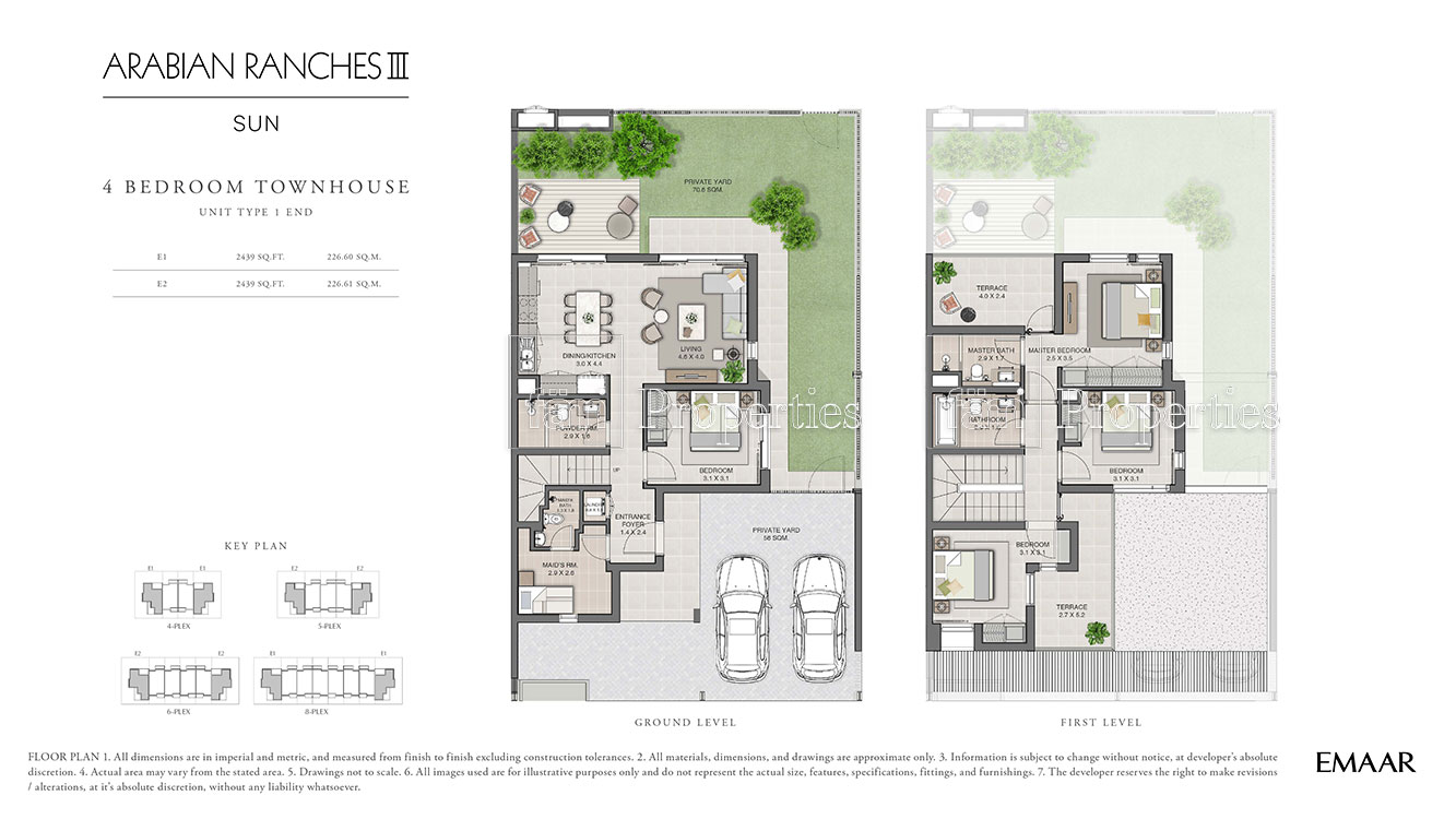 4 Bedroom Type 1 floor plan