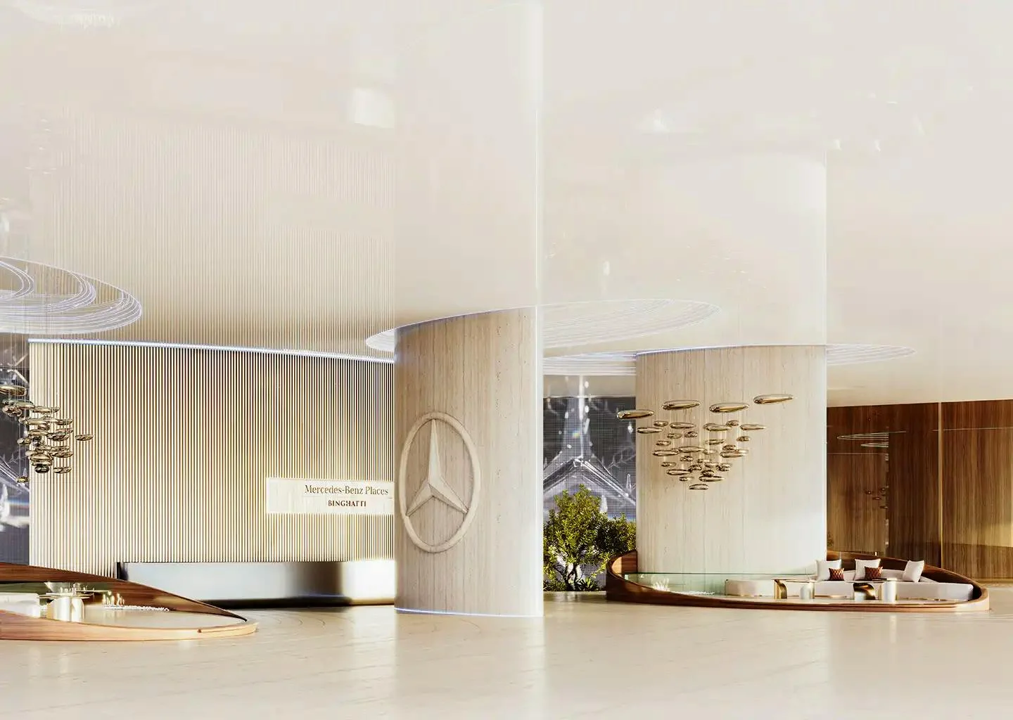 Mercedes-Benz Places Binghatti City · project illustration, not a photograph of this news event.