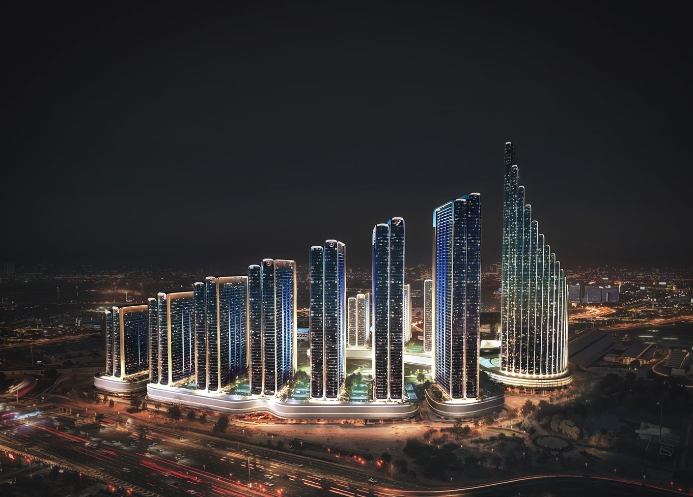 Mercedes-Benz Places Binghatti City · project illustration, not a photograph of this news event.